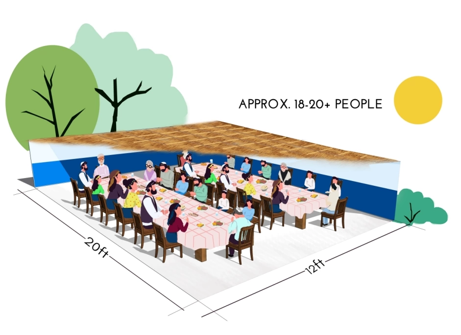12′ x 20′ Ultimate Sukkah - Image 2